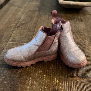 Native Shimmering Pink Kids Boots